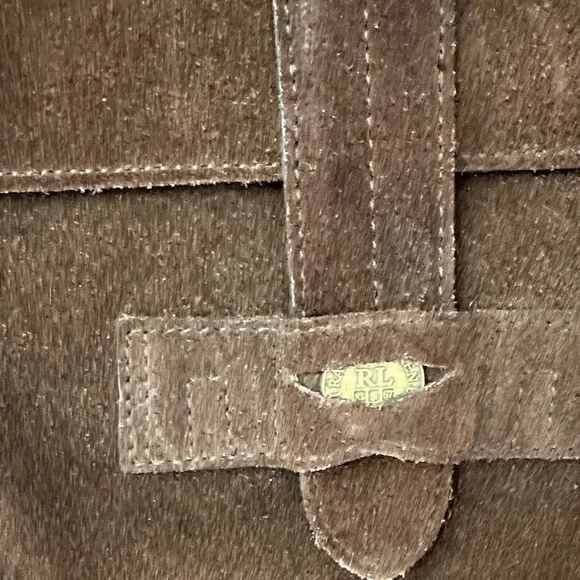 Vintage Suede Ralph Lauren Messenger Bag - Picture 4 of 9